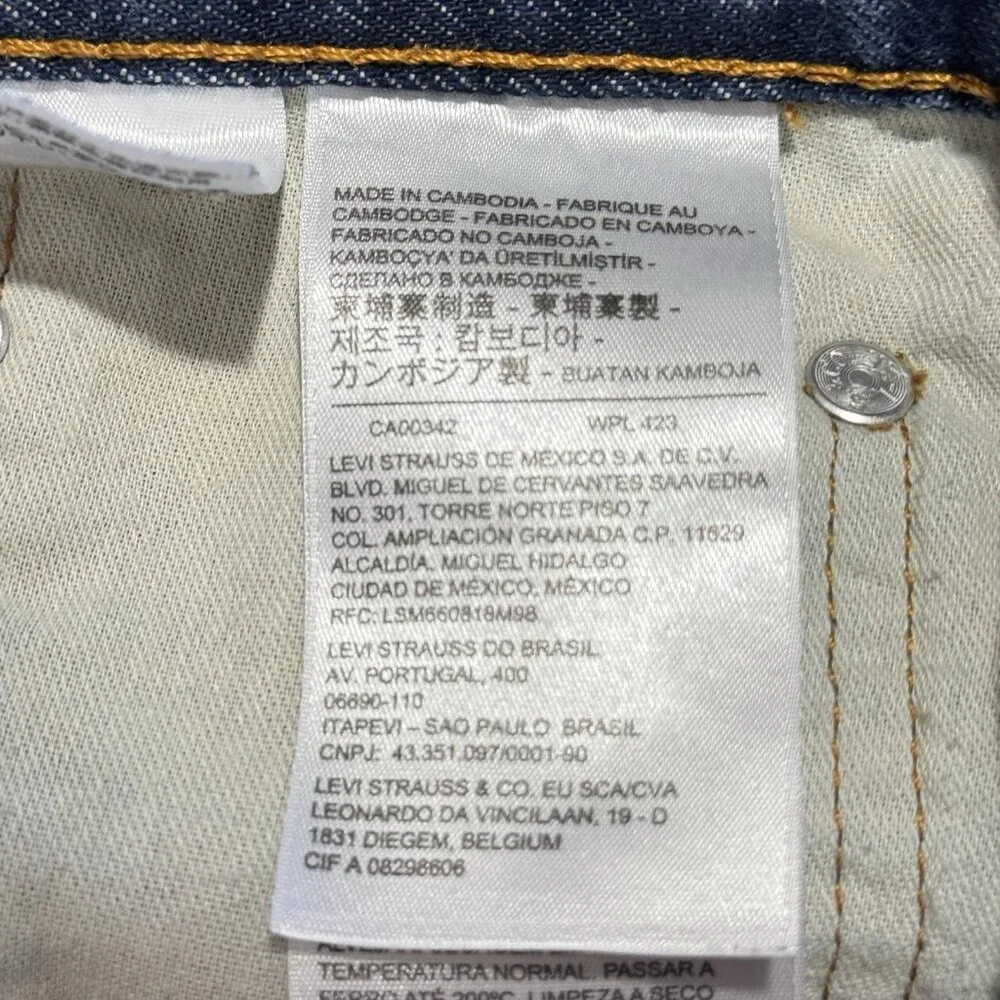 Levi's Levi Strauss Jean Shorts Mens 32 11” Inseam 569 Medium Wash Denim Cotton - Picture 6 of 8